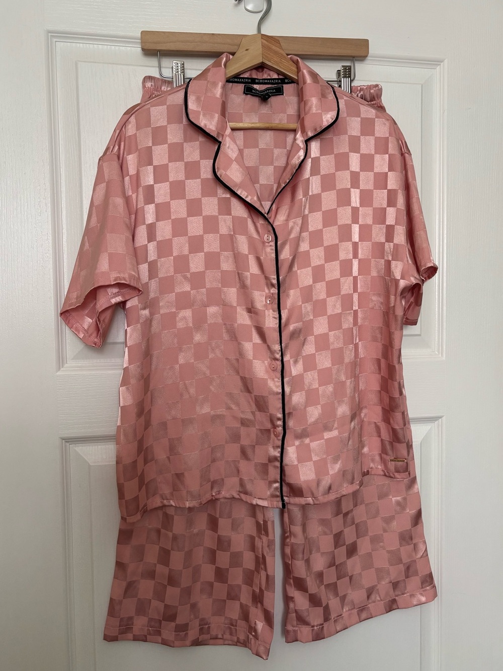 BCBGMAXAZRIA Satin Pajama Set